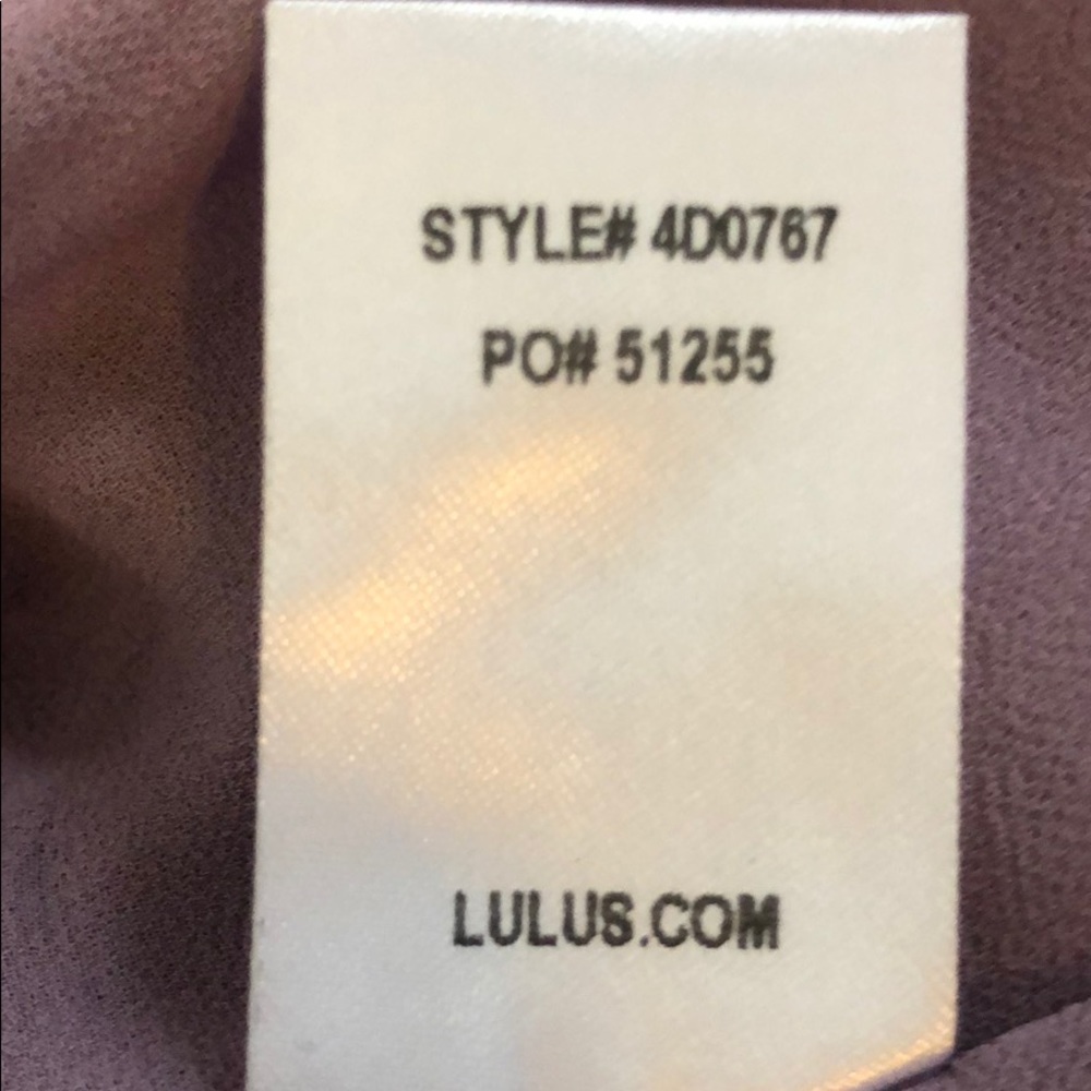 Lulu’s NWT Purple Ruffled Long Sleeve Midi 💜 - Picture 10 of 10